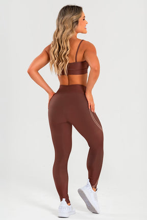 Conjunto Fitness Calça Legging e Top estampa exclusiva DIVINA