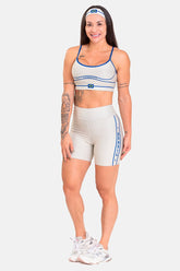 Conjunto Fitness Shorts e Top estampa exclusiva OFF BRASIL