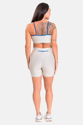Conjunto Fitness Shorts e Top estampa exclusiva OFF BRASIL