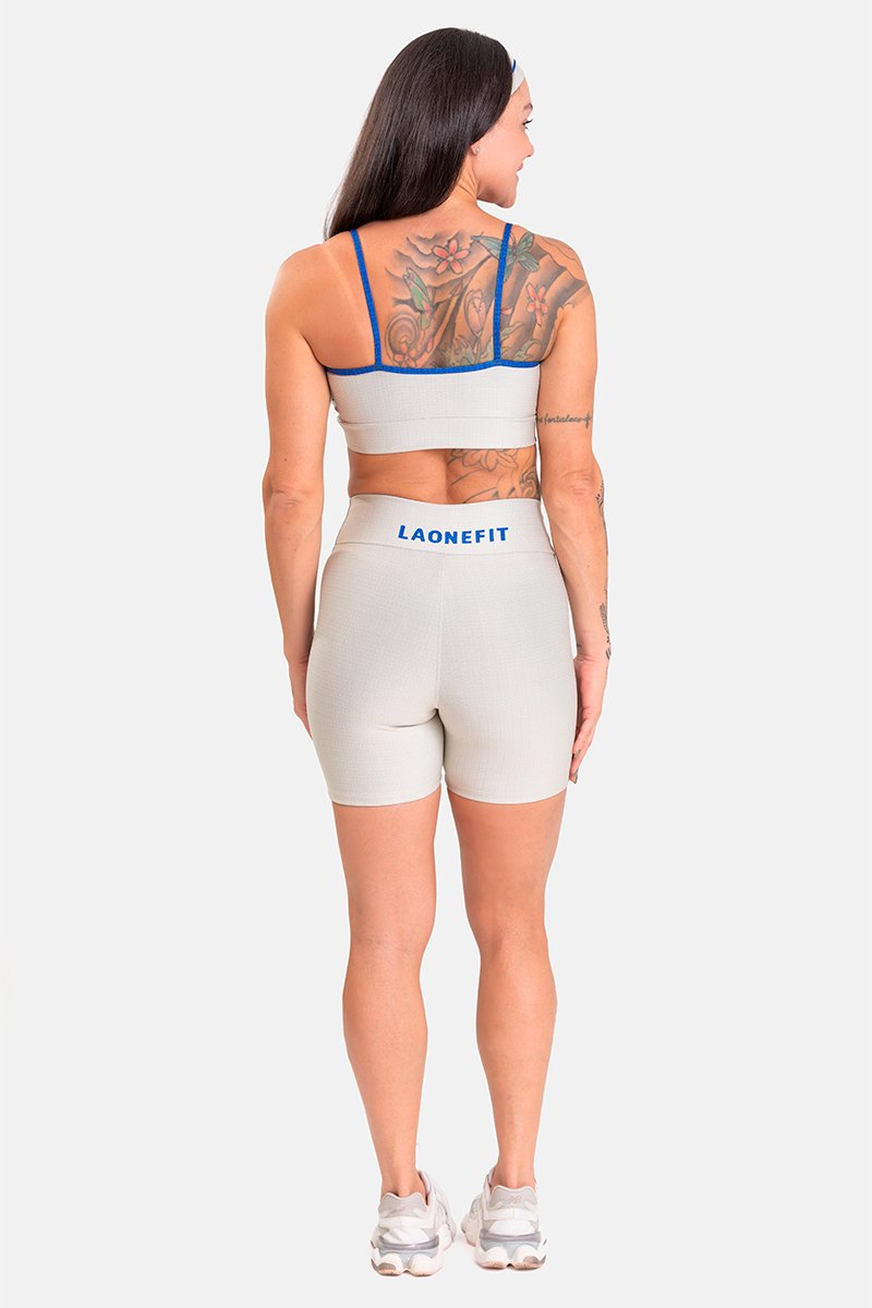 Conjunto Fitness Shorts e Top estampa exclusiva OFF BRASIL