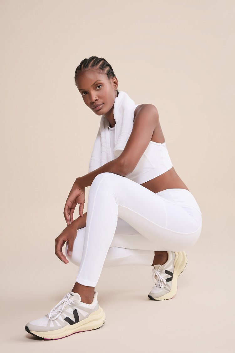Legging Upfit Tule Power White - Branco