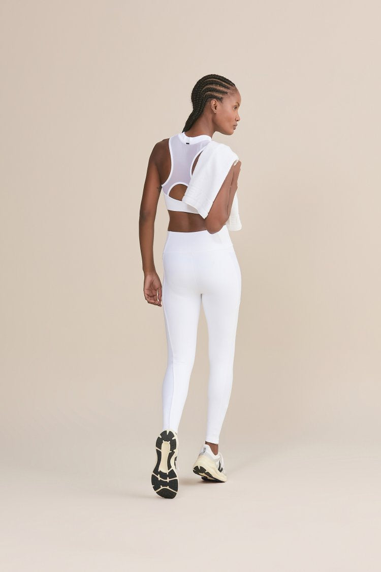 Legging Upfit Tule Power White - Branco