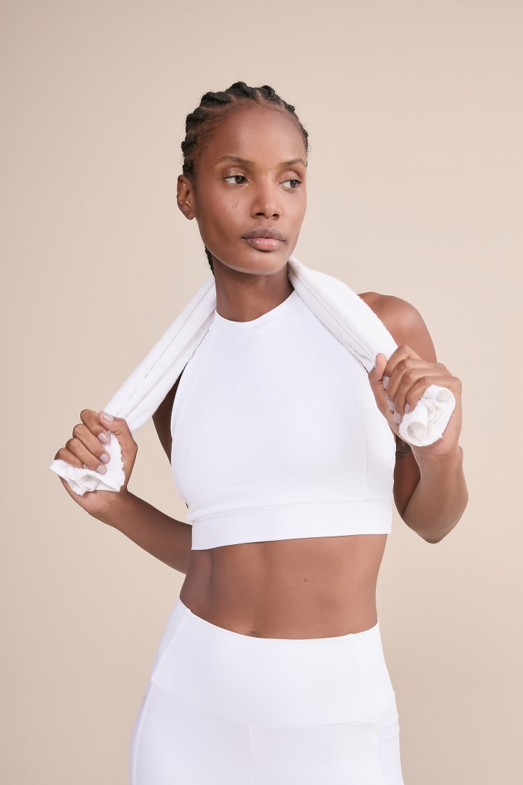 Top Upfit Tule Power White - Branco