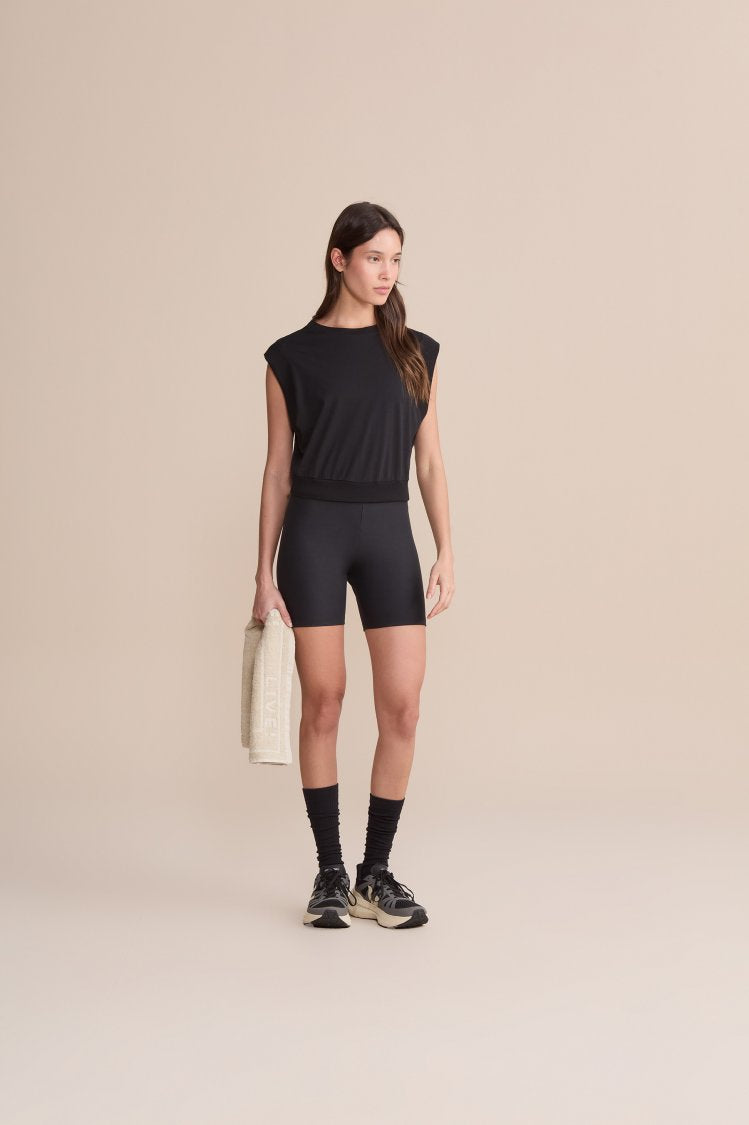 Regata Cropped Soft Pima - Preto