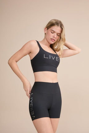 Shorts Fit LIVE! Icon Termocrômico - Preto