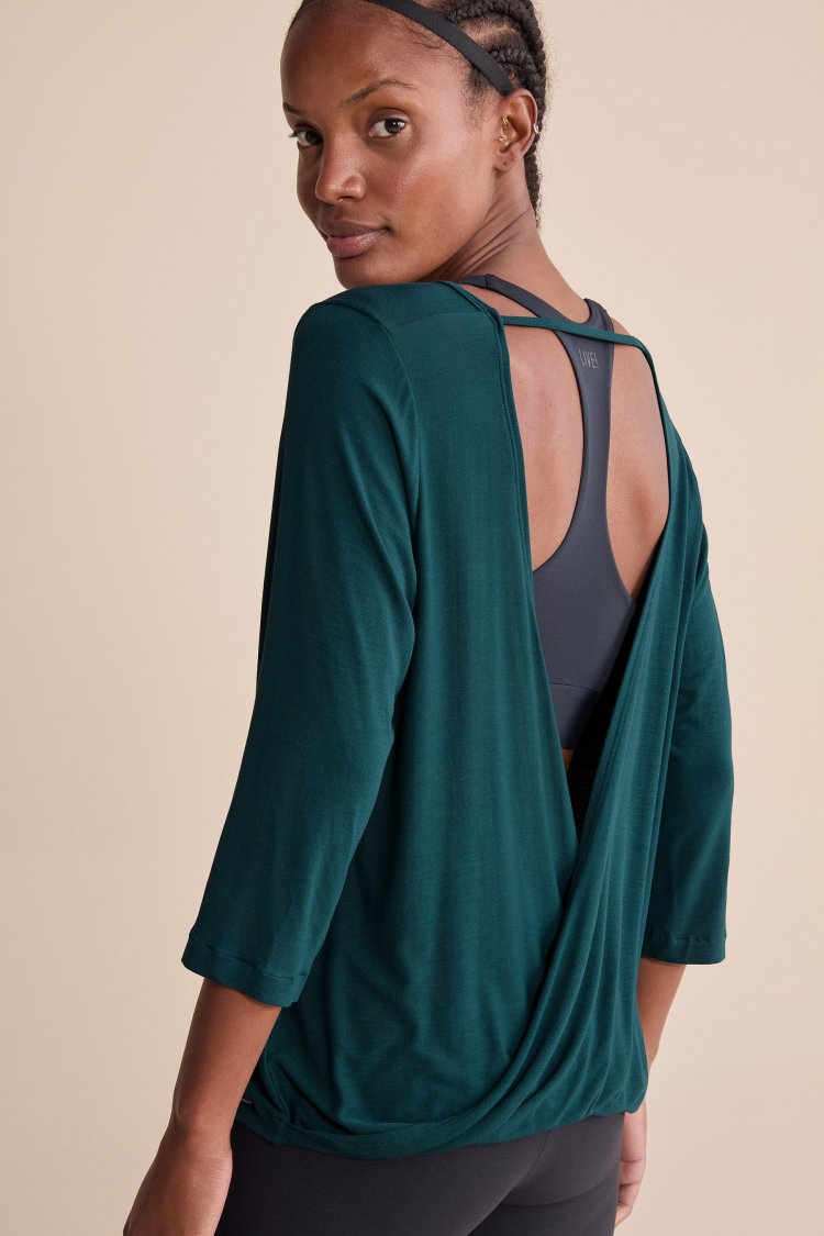 Camiseta ML Cross Back Visco - Mystical