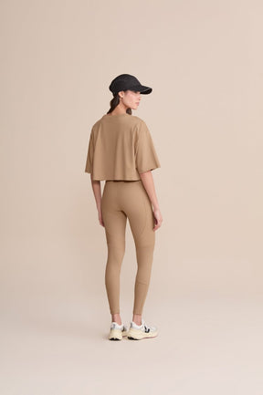 Camiseta Cropped Soft Pima - Dust
