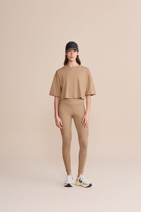 Camiseta Cropped Soft Pima - Dust