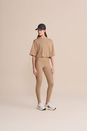 Camiseta Cropped Soft Pima - Dust