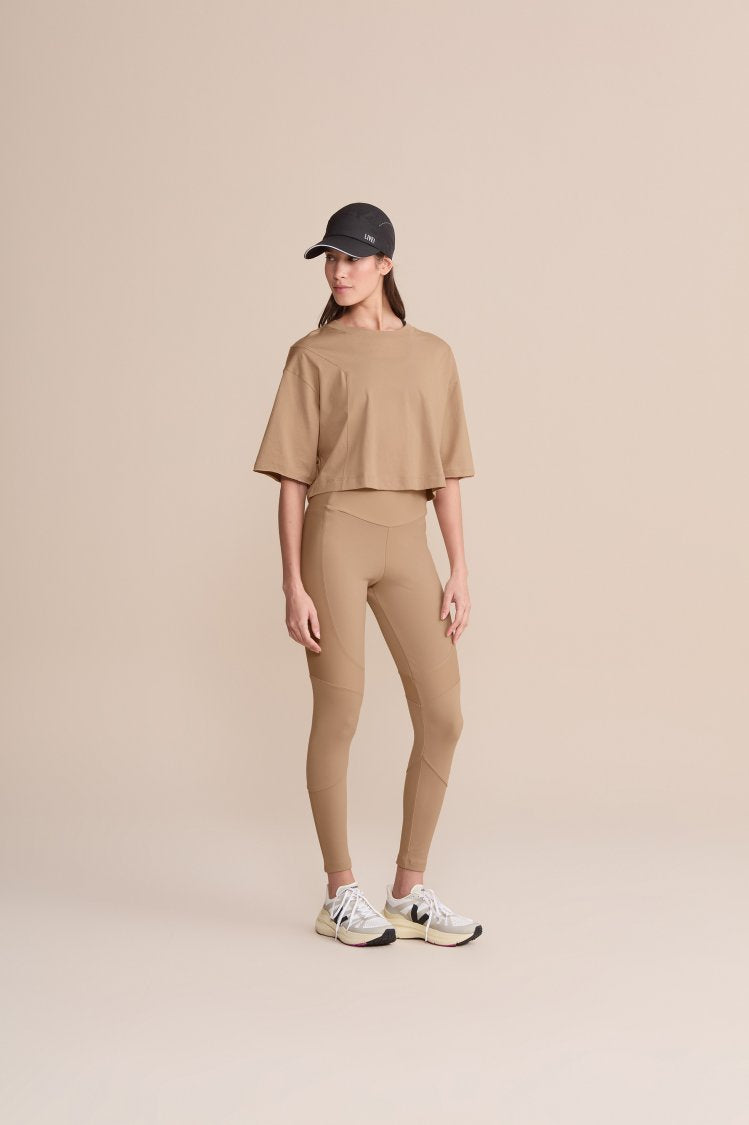 Camiseta Cropped Soft Pima - Dust