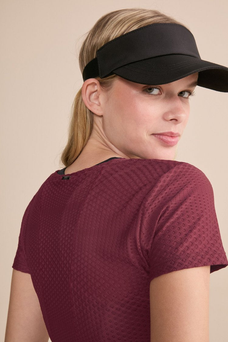 Camiseta Effect Texture Run Crimson - Power