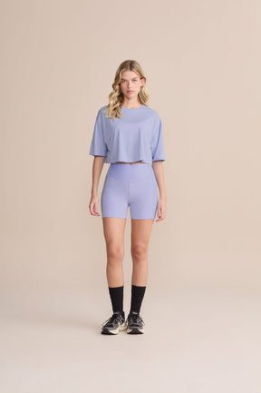 Camiseta Cropped Soft Pima - Air