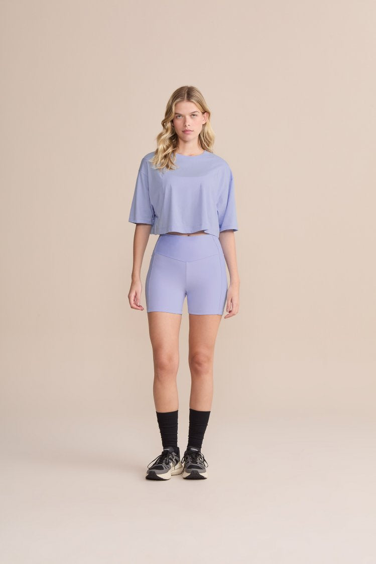 Camiseta Cropped Soft Pima - Air