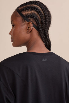 Camiseta Long Soft Pima - Preto