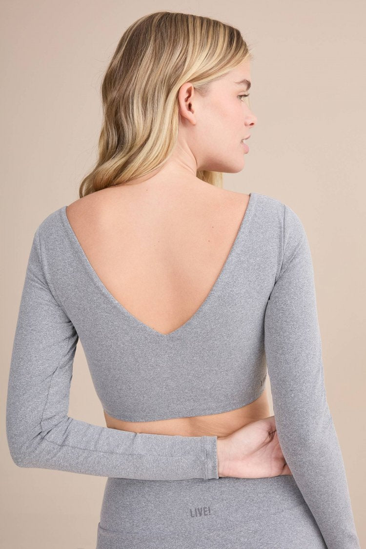 Top Multi ML Sense® - Cinza mescla