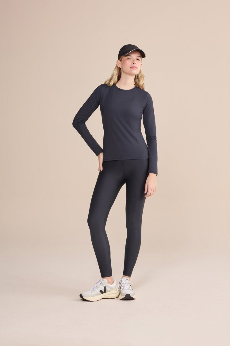 Camiseta ML Thermo Skin® - Black