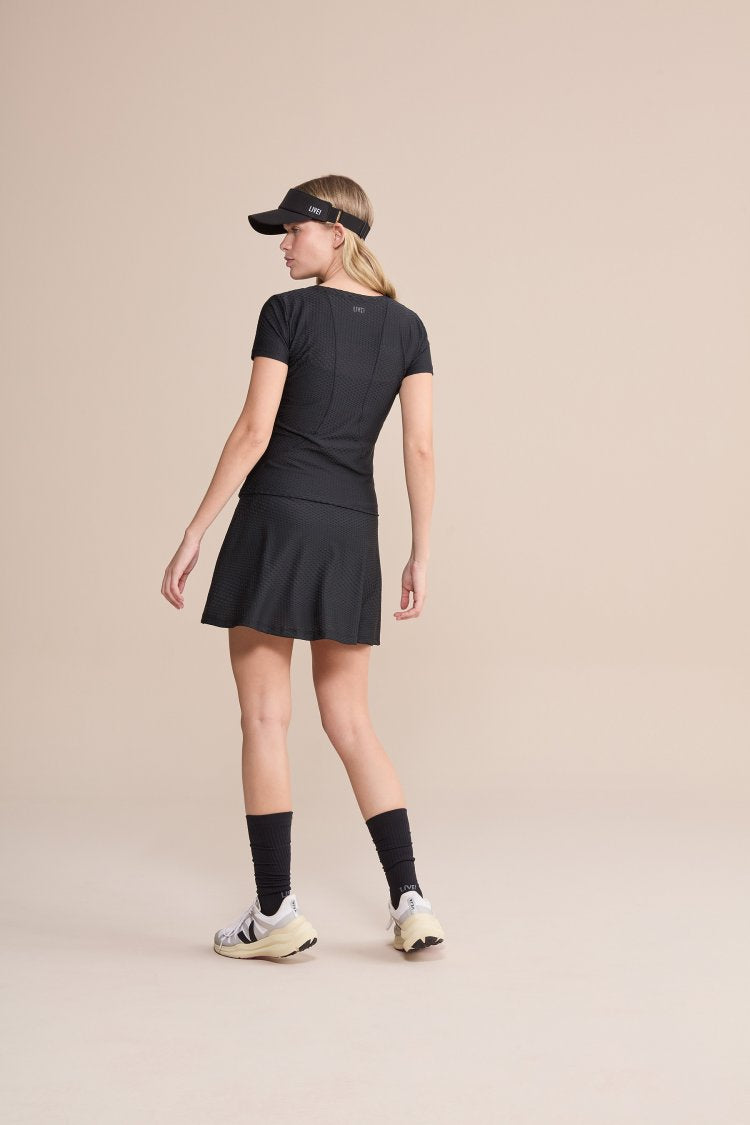 Camiseta Effect Texture Run Crimson - Preto