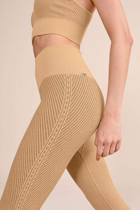 Calça Fusô Seamless Diagonal - Porcelain