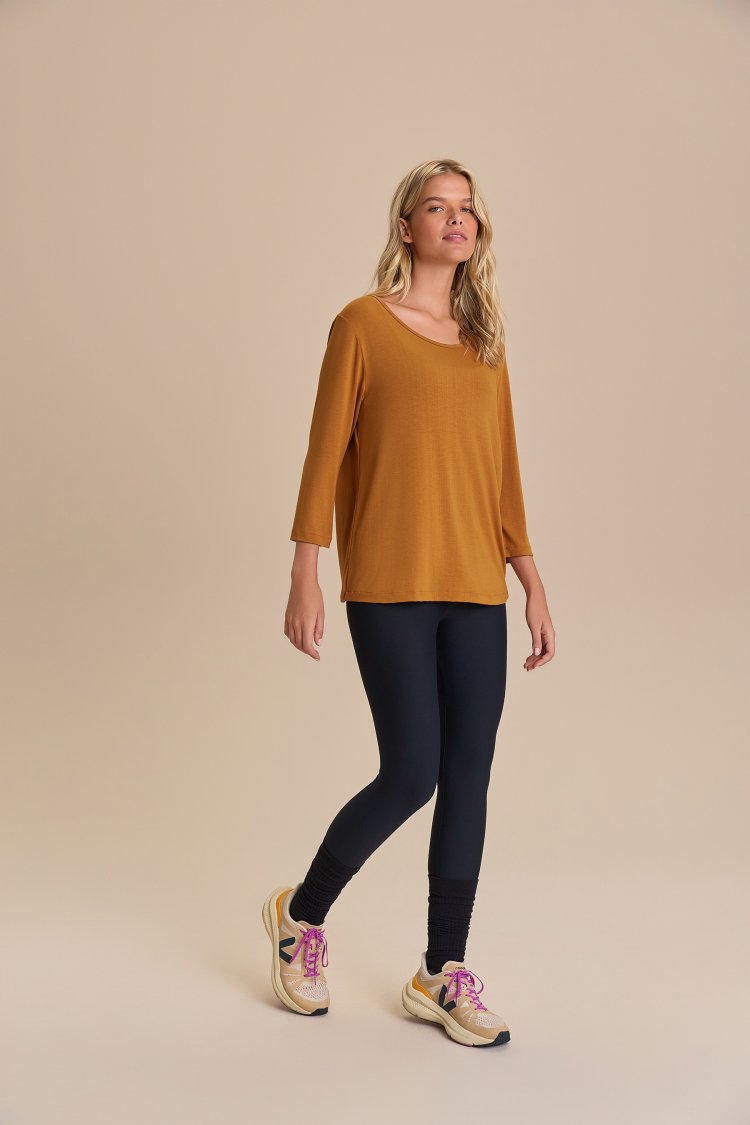 Camiseta ML Cross Back Visco - Ray
