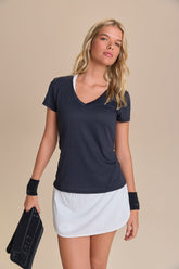 Camiseta V Line Action - Preto