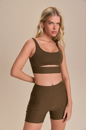 Top Cut Out Fit Green® - Nutmeg