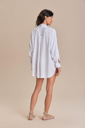 Chemise Tropical Visco Pick - Branco