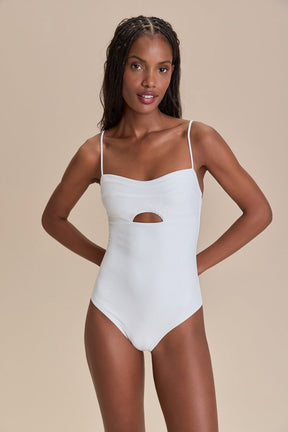 Maiô Cut Out Allure® Adaptiv - Branco