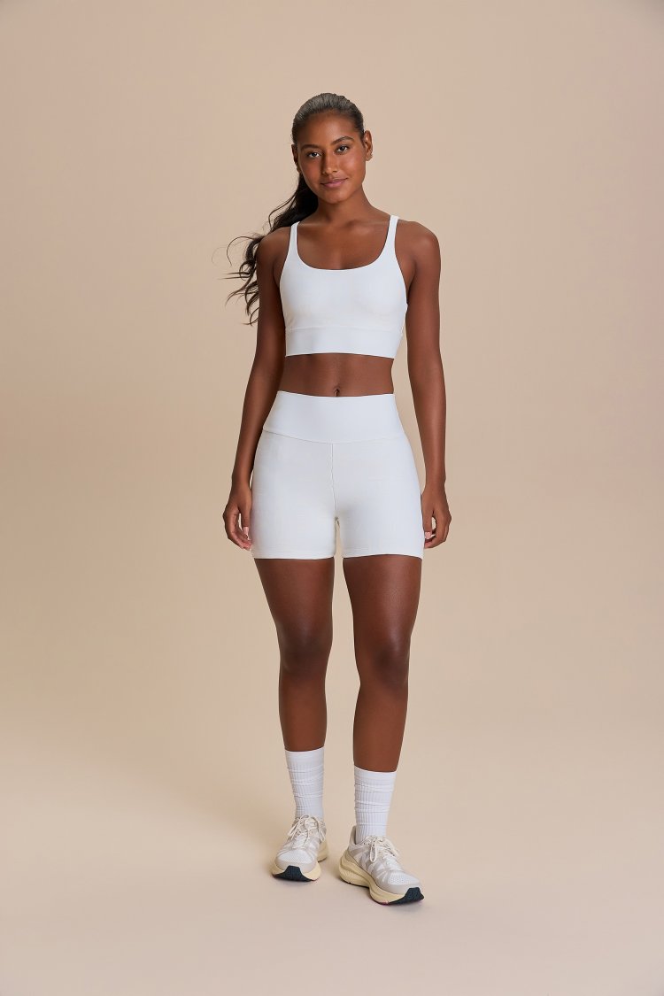 Shorts Fit LIVE! Icon - Branco