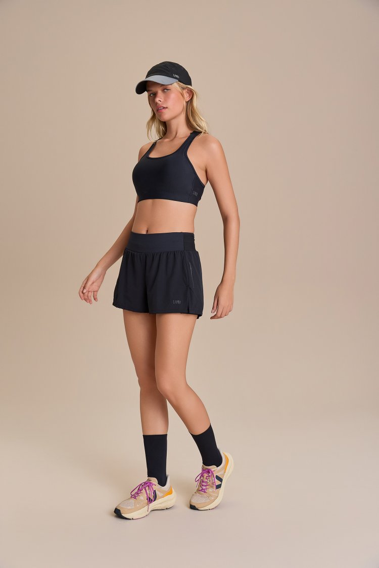 Shorts Pro Six Pockets - Preto