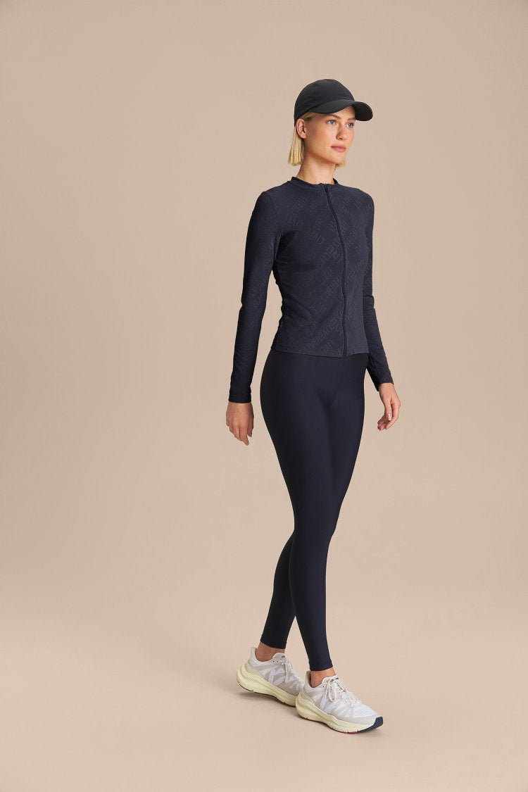 Jaqueta Jacquard Tela LIVE! - Preto