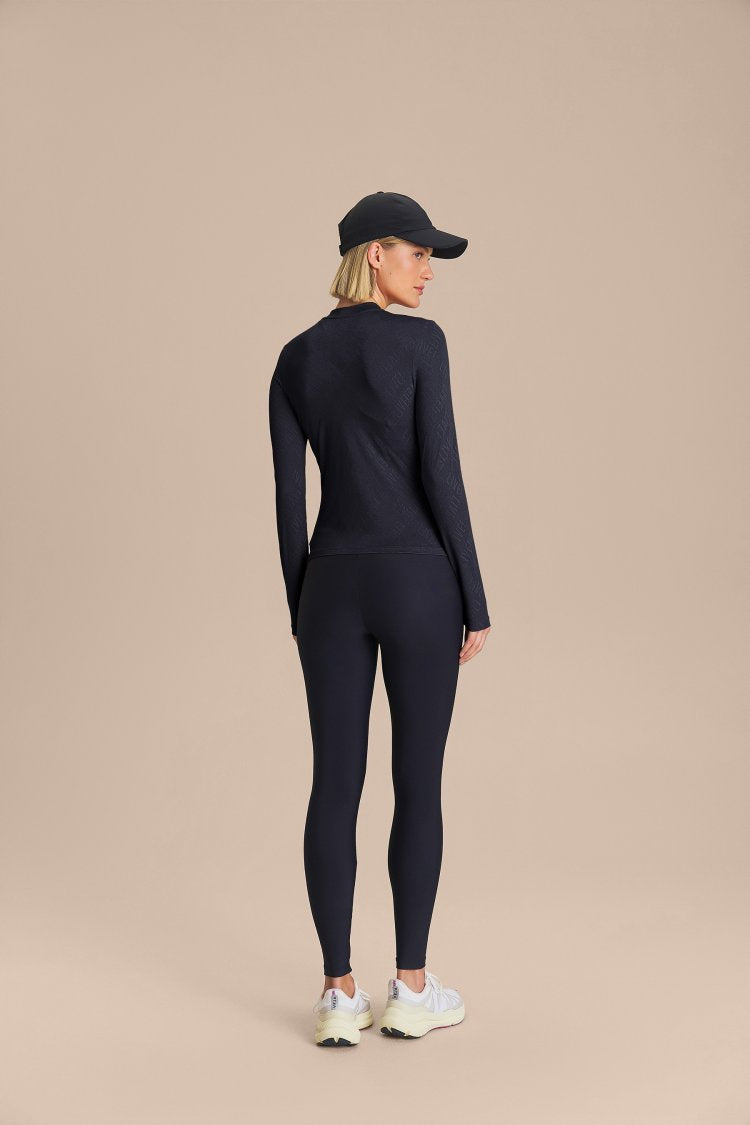 Jaqueta Jacquard Tela LIVE! - Preto