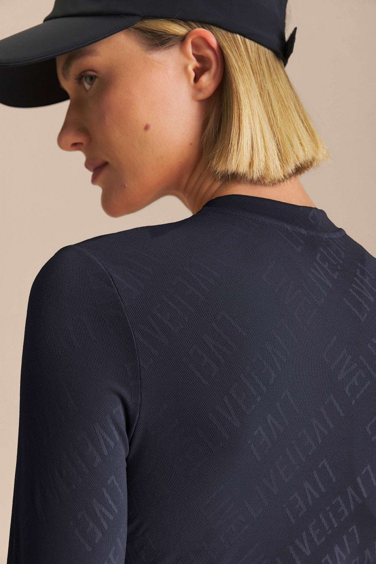 Jaqueta Jacquard Tela LIVE! - Preto