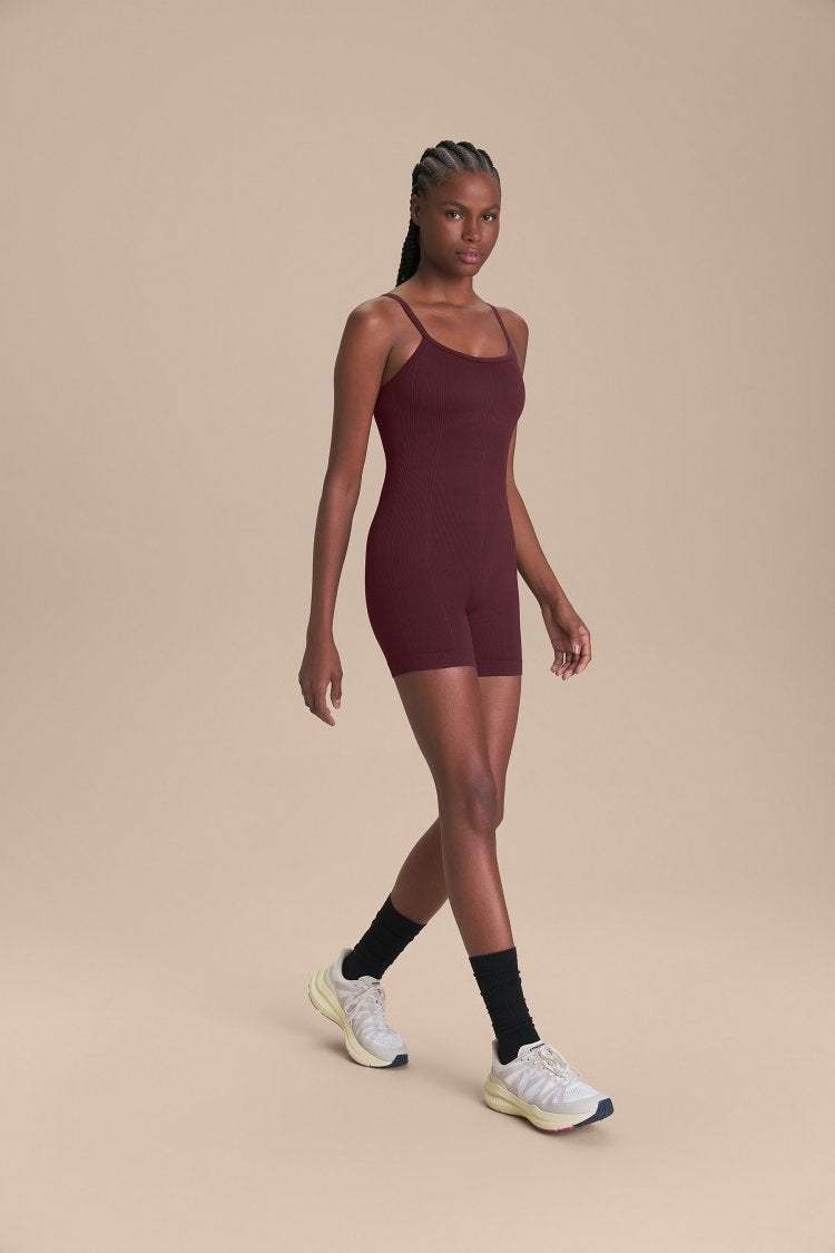 Macaquinho Seamless Knit® - Aubergine