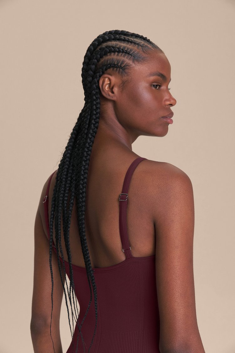 Macaquinho Seamless Knit® - Aubergine