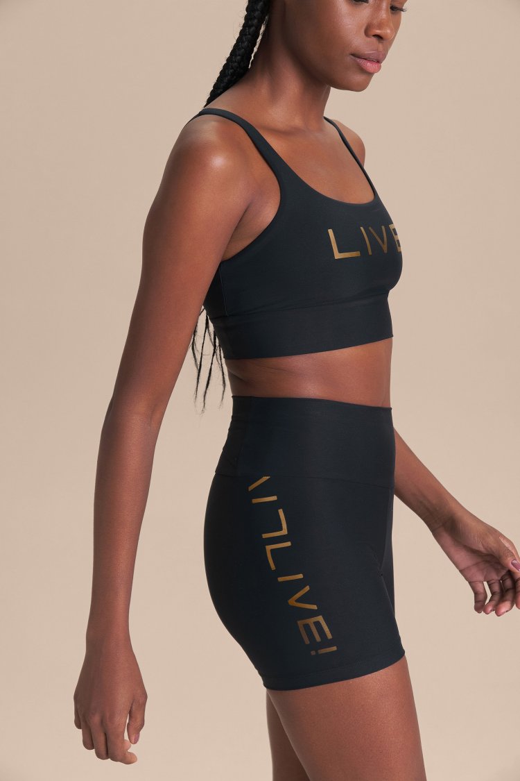 Shorts Fit LIVE! Icon Termocrômico - Black