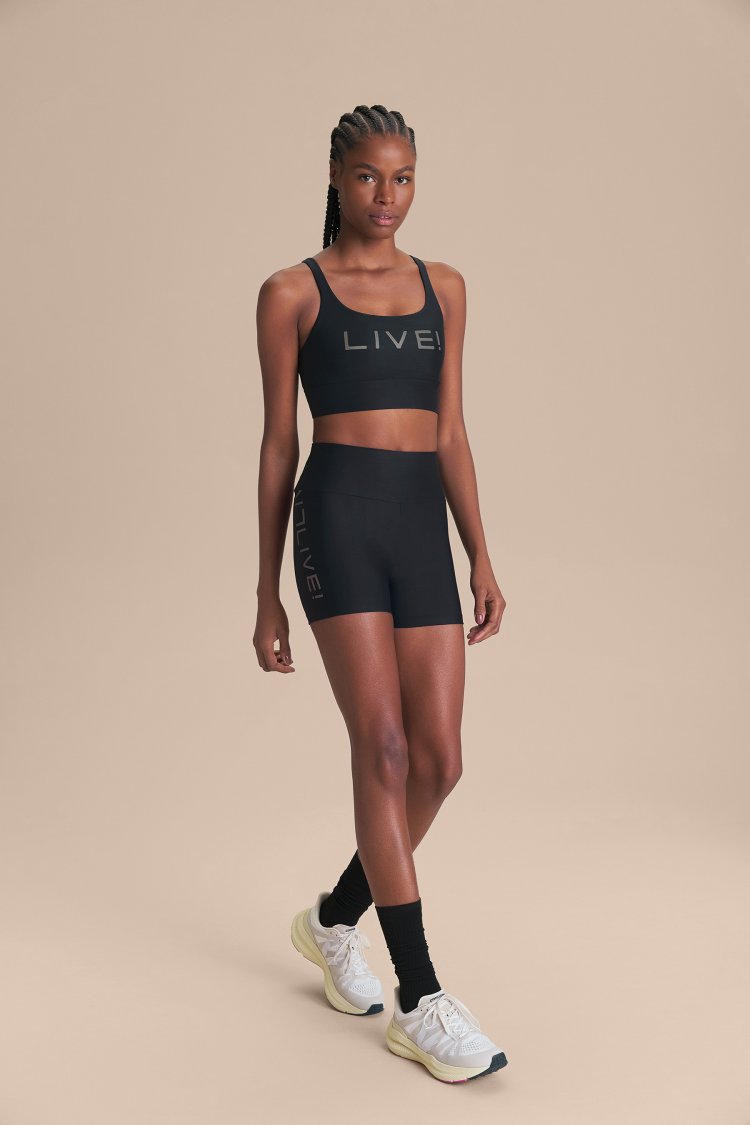 Shorts Fit LIVE! Icon Termocrômico - Black