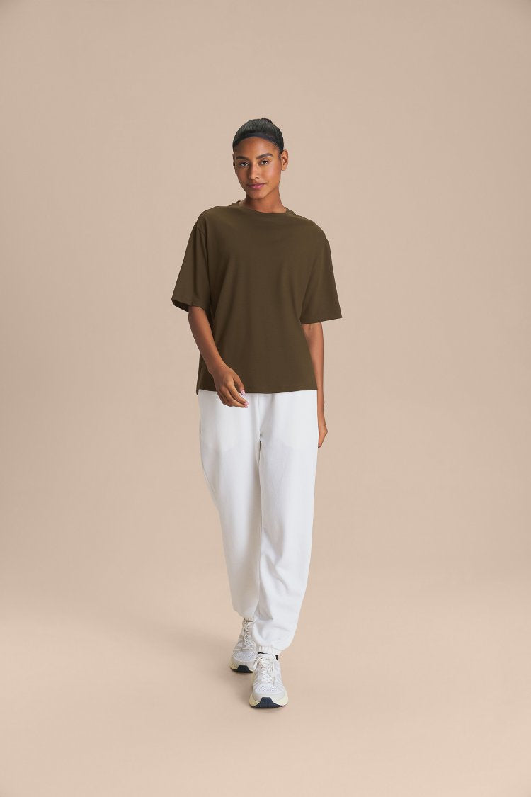Camiseta Pima Slim - Green Kelp