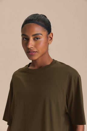 Camiseta Pima Slim - Green Kelp