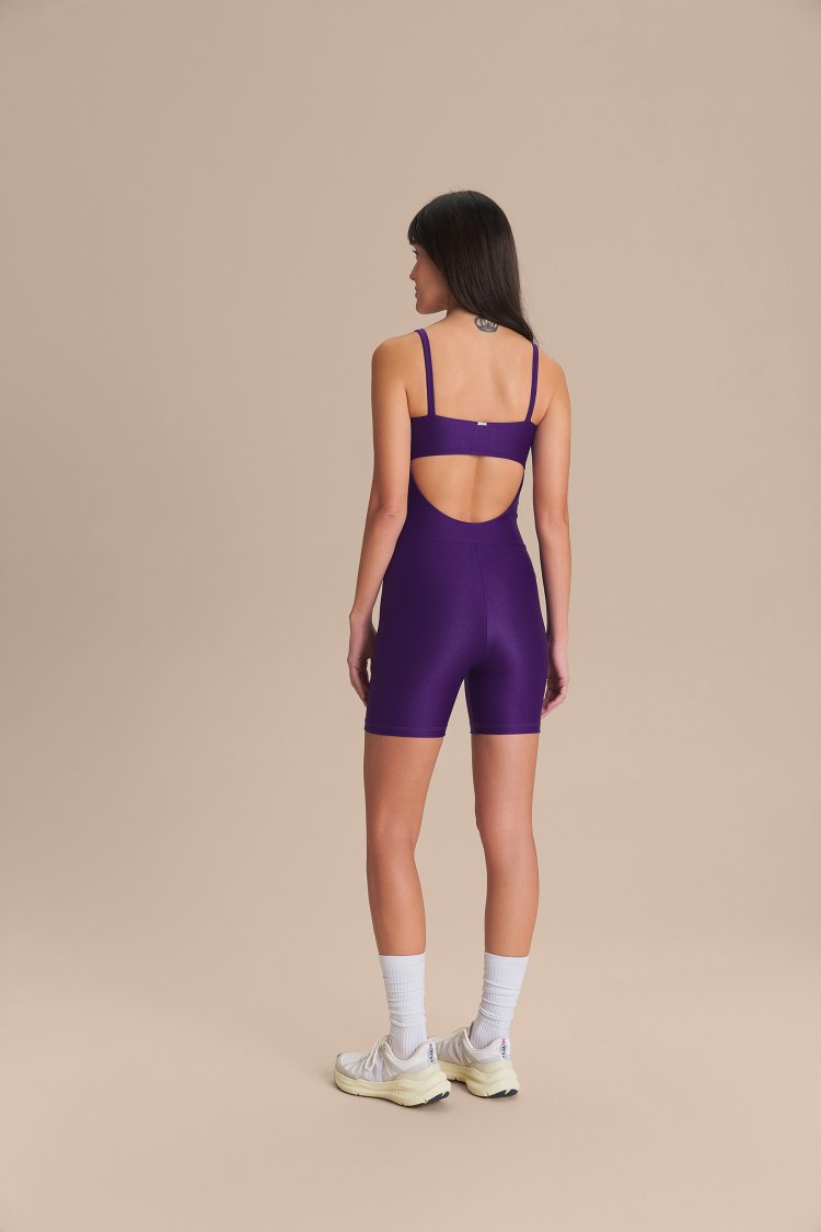 Macaquinho Shorts Allure® Adaptiv - Purple Glitch