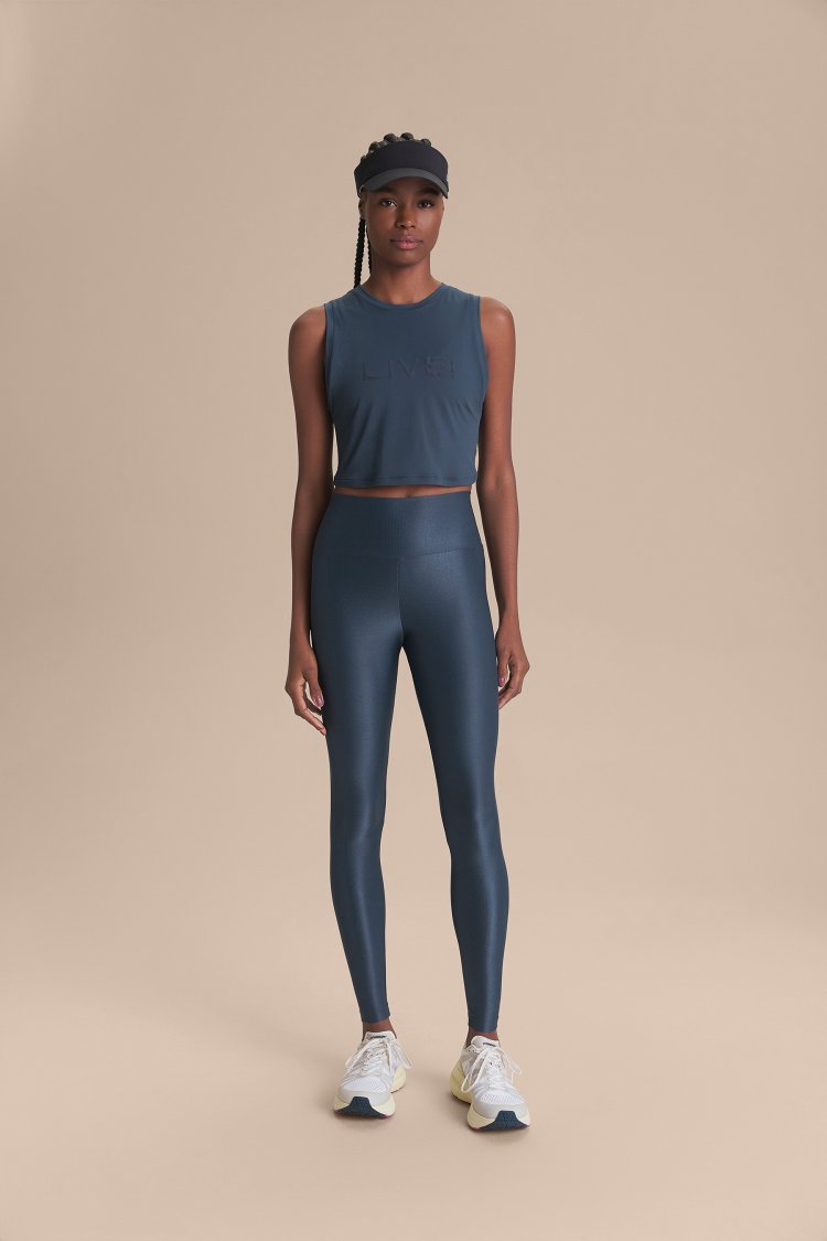 Regata Cropped LIVE! Comfort - Misteel Blue