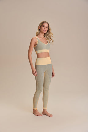Calça Fusô Seamless Diagonal - Vanilla