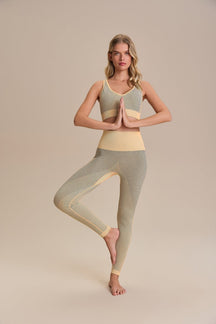 Calça Fusô Seamless Diagonal - Vanilla