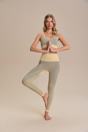 Calça Fusô Seamless Diagonal - Vanilla