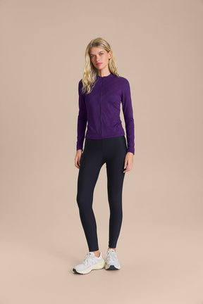 Jaqueta Jacquard Tela LIVE! - Purple Glitch
