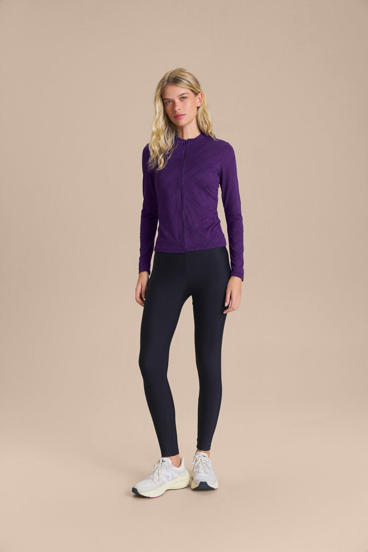 Jaqueta Jacquard Tela LIVE! - Purple Glitch