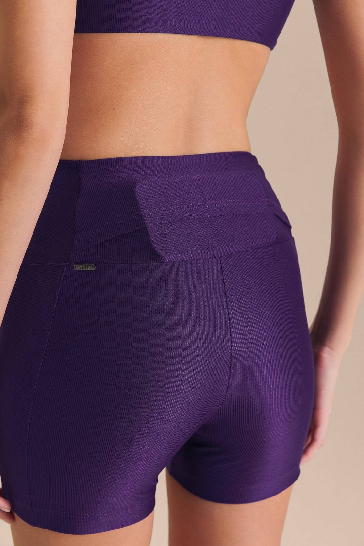 Shorts Fit Allure® Adaptiv - Purple Glitch
