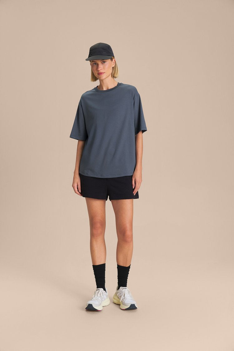 Camiseta Pima Slim - Misteel Blue