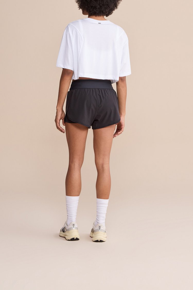 Camiseta Cropped Soft Pima - Branco