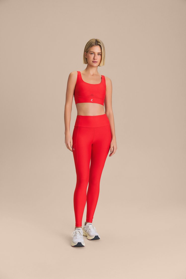 Legging Six Pockets Speed - Red Lume