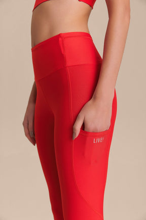 Legging Six Pockets Speed - Red Lume